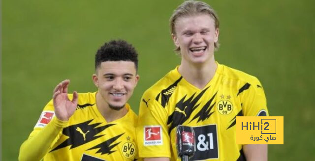 صورة.. رد فعل هالاند بعد عودة سانشو لـ بروسيا دورتموند
