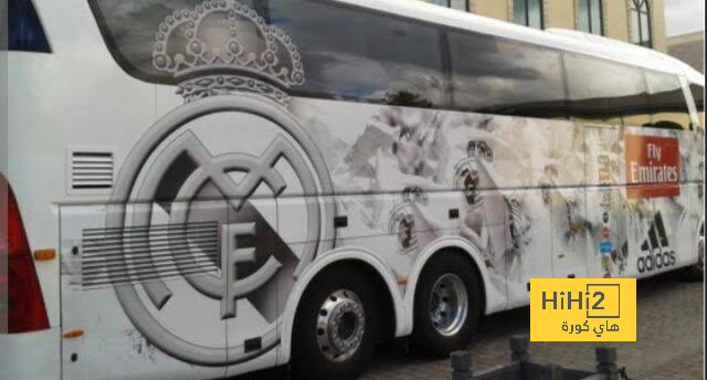 حافلة ريال مدريد تنتظر اللاعبين قبل الذهاب لملعب خيتافي