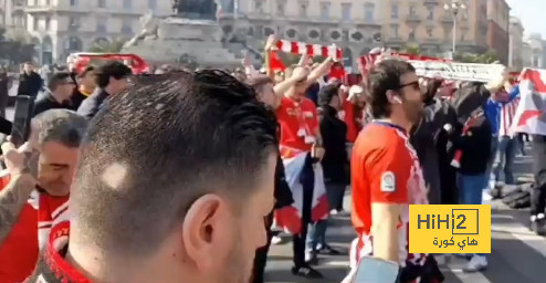 فيديو.. جمهور الانتر يعزف نشيد ريال مدريد أمام مشجعي أتليتكو