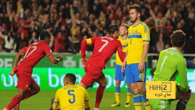 المواجهات السابقة بين منتخب البرتغال ومنتخب السويد