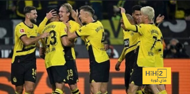 أرقام بروسيا دورتموند في أخر 5 مباريات قبل استضافة درامشتات
