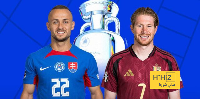 منتخب سلوفاكيا يتقدم مبكرًا أمام بلجيكا