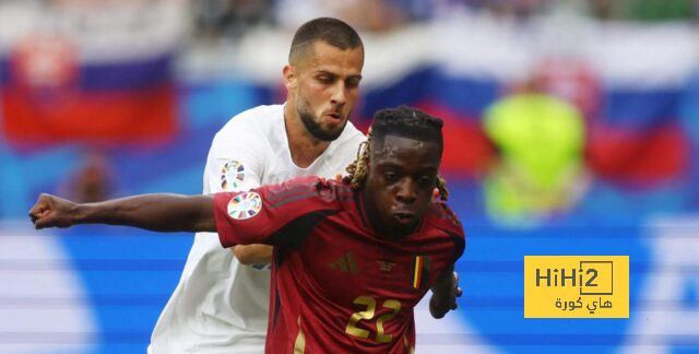 منتخب سلوفاكيا ينهي الشوط الأول متقدمًا على بلجيكا بهدف نظيف في اليورو