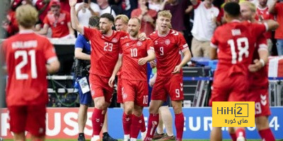 نتائج أخر 5 مباريات لـ الدنمارك قبل مواجهة ألمانيا في اليورو