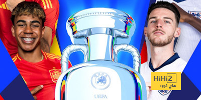 انطلاق الشوط الثاني من مباراة انجلترا و اسبانيا في نهائي اليورو