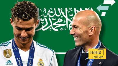 رونالدو يطلب من النصر التعاقد مع زيدان