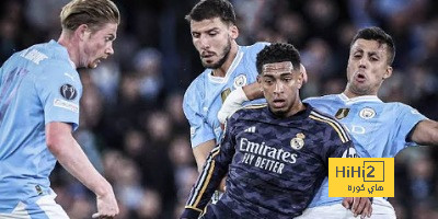 هدافو مباراة ريال مدريد ومانشستر سيتي