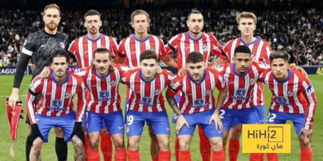 الرسم التكتيكي لتشكيلة أتلتيكو مدريد ضد الريال