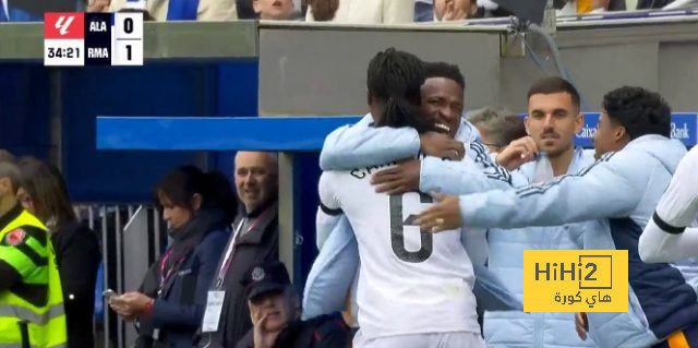 نهاية الشوط الأول بتقدم الريال بهدف أمام ألافيس بالليغا