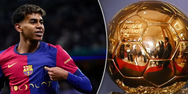 لاعب منتخب إسبانيا يعلق على فرص لامين للفوز بالكرة الذهبية