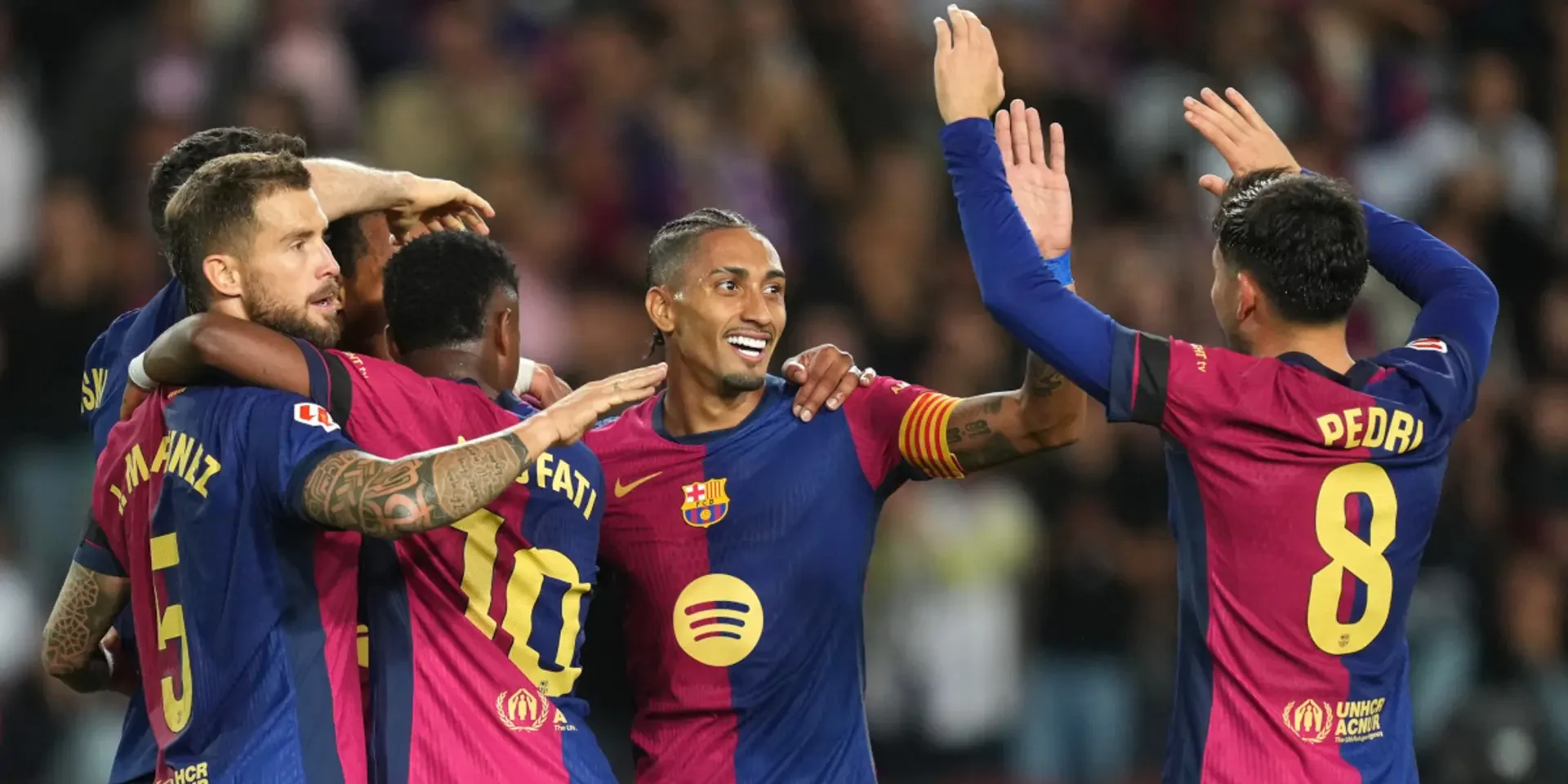 ارتفاع كبير في القيمة السوقية للاعبي برشلونة بعد موسم قوي