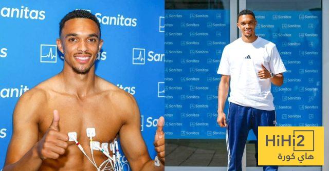 أرنولد يجري الفحص الطبي في ريال مدريد