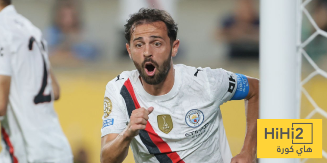 أرقام برناردو سيلفا في الشوط الأول ضد الهلال