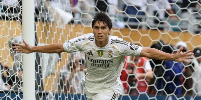 ريال مدريد يسجل الهدف الأول في امام يوفنتوس