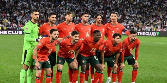 تشكيلة البرتغال الرسمية للقاء ارمينيا