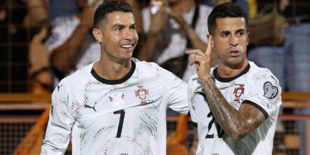 احصائيات الشوط الأول من مباراة البرتغال و ارمينيا