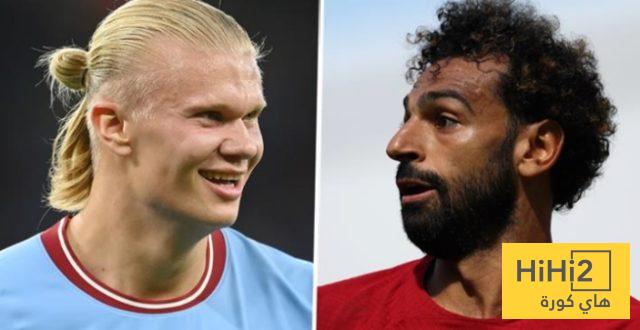 هالاند يتخطى محمد صلاح