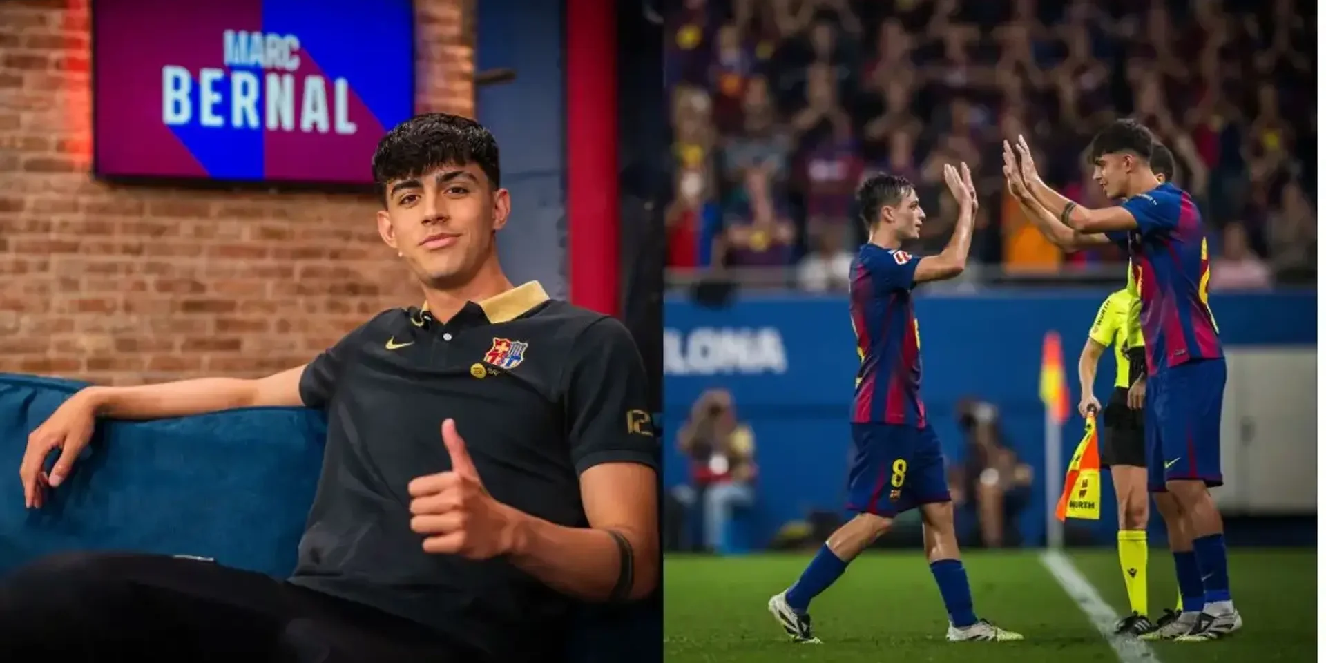 اخبار نيوز : فيديو: بيرنال يشعل تدريبات برشلونة بأهداف على طريقة ميسي