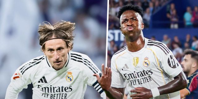 مودريتش وراء الهدف الجميل الذي سجله فينيسيوس ضد ليفانتي