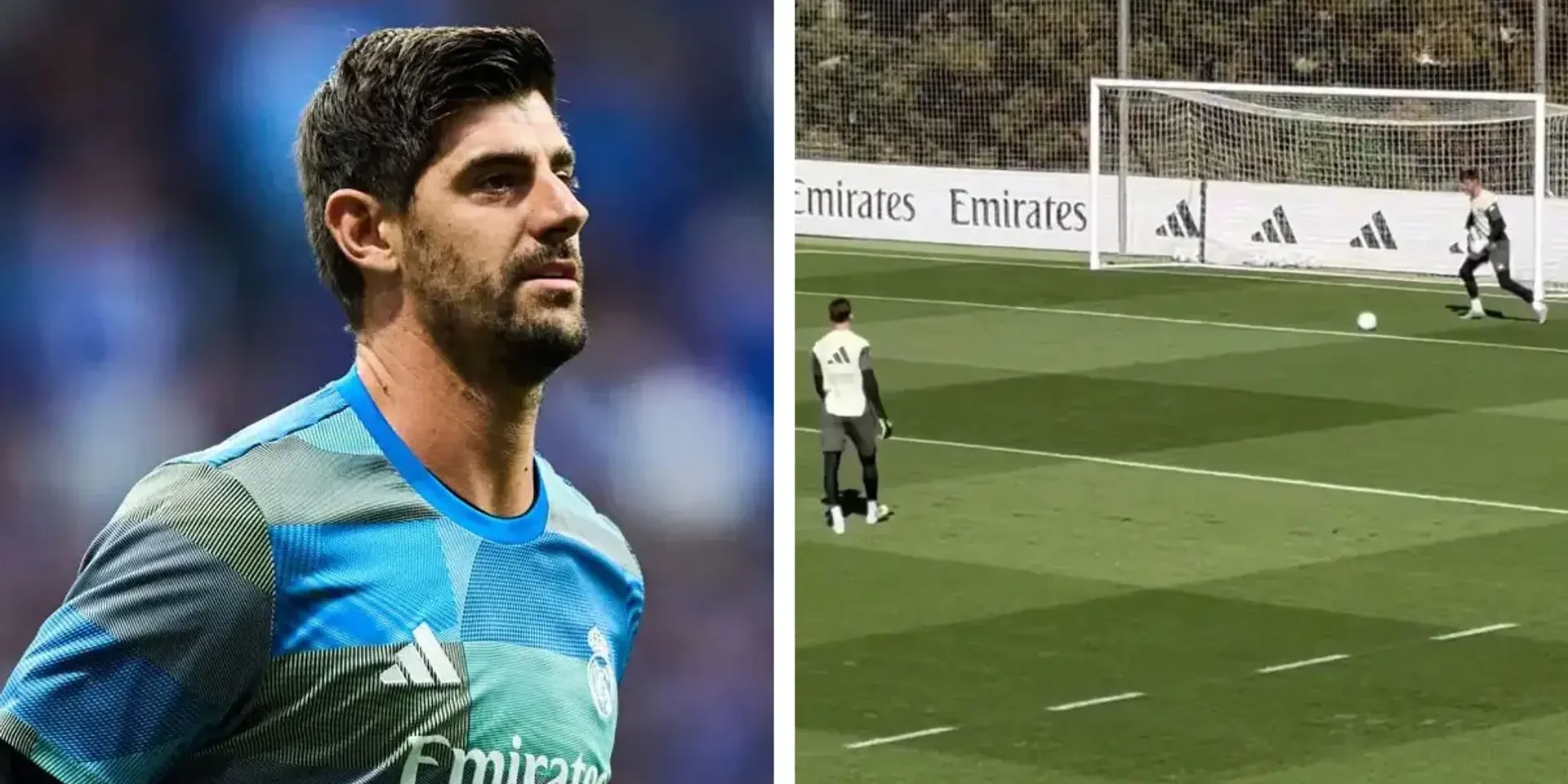 فيديو: كيف استعد كورتوا لديربي مدريد؟