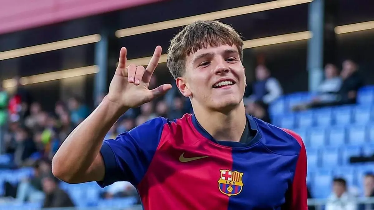 برشلونة يخطط لتجديد عقد جوهرته الشابة