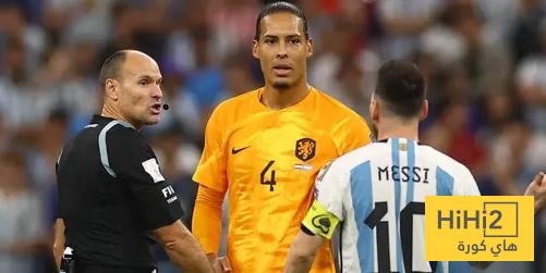 تعليق فان دايك على مواجهة ميسي في كأس العالم 2022