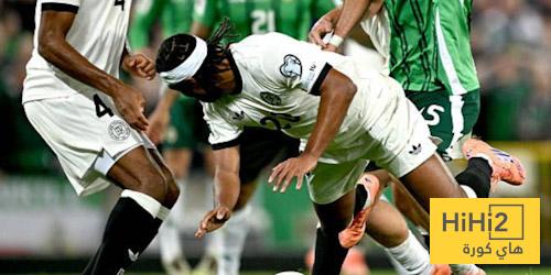 أرقام غنابري أمام أيرلندا الشمالية