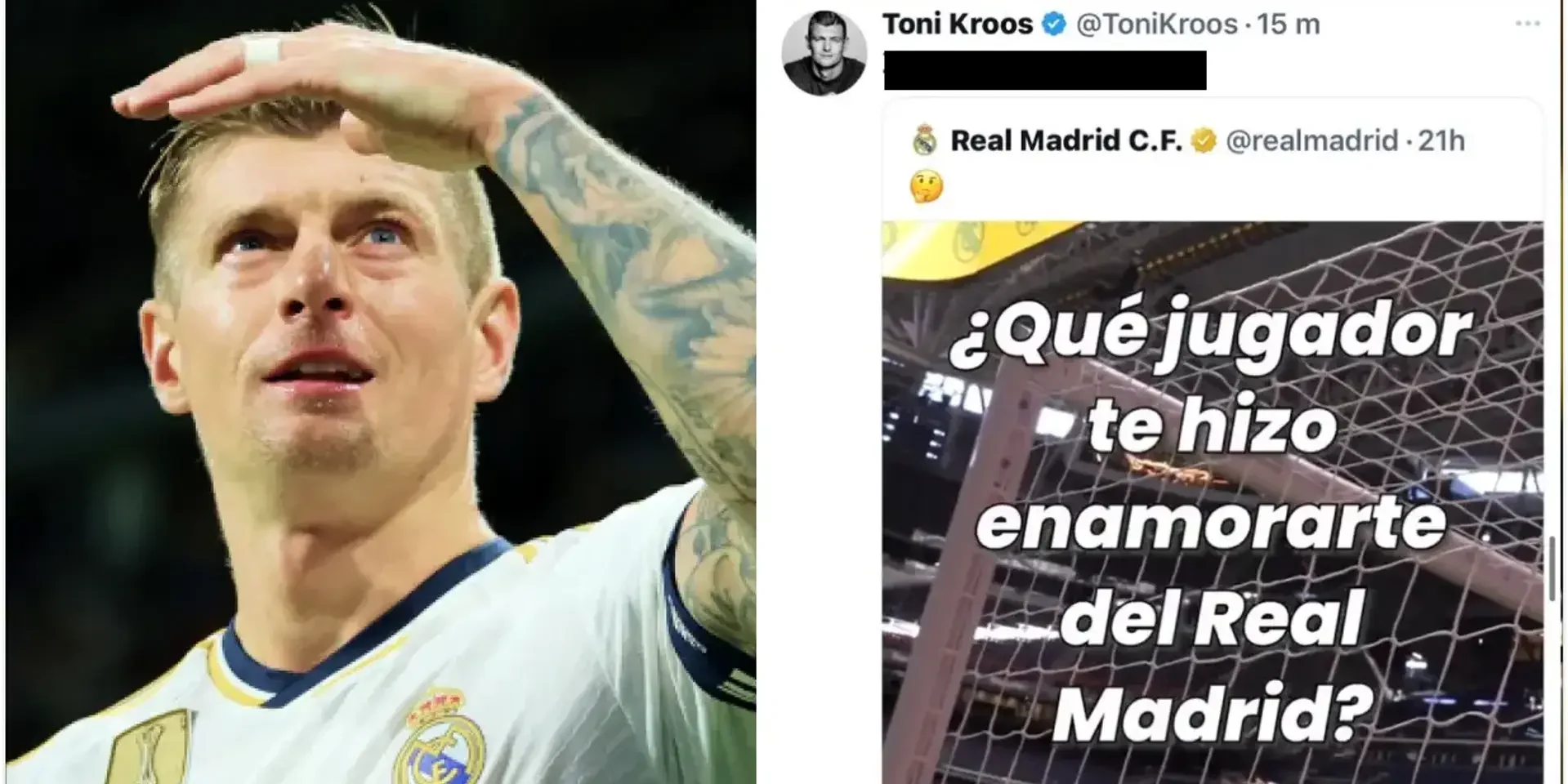 كروس يكشف عن اللاعب الذي جعله يقع في حب ريال مدريد