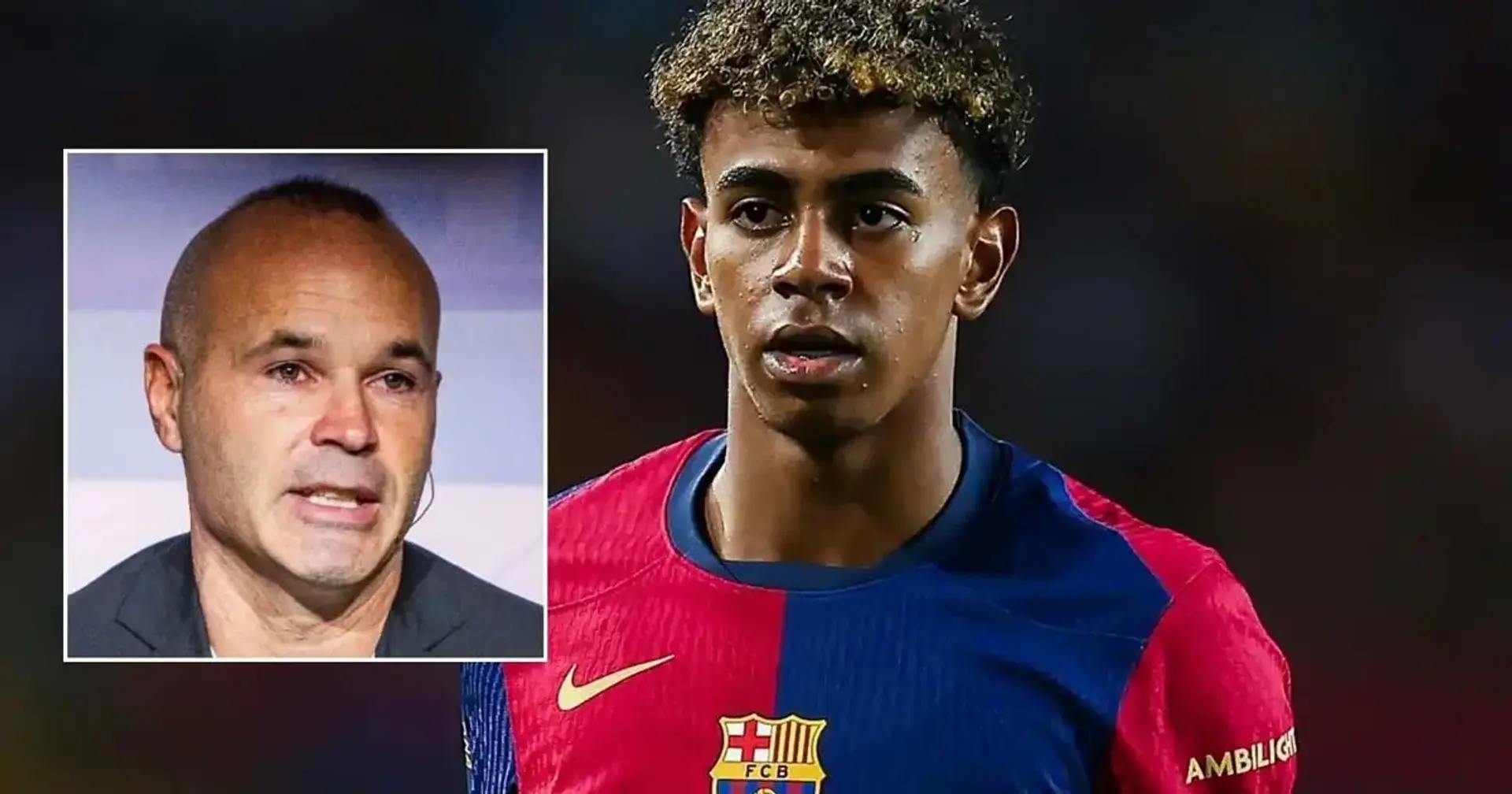 إنييستا يرد على تصريحات لامين ضد ريال مدريد