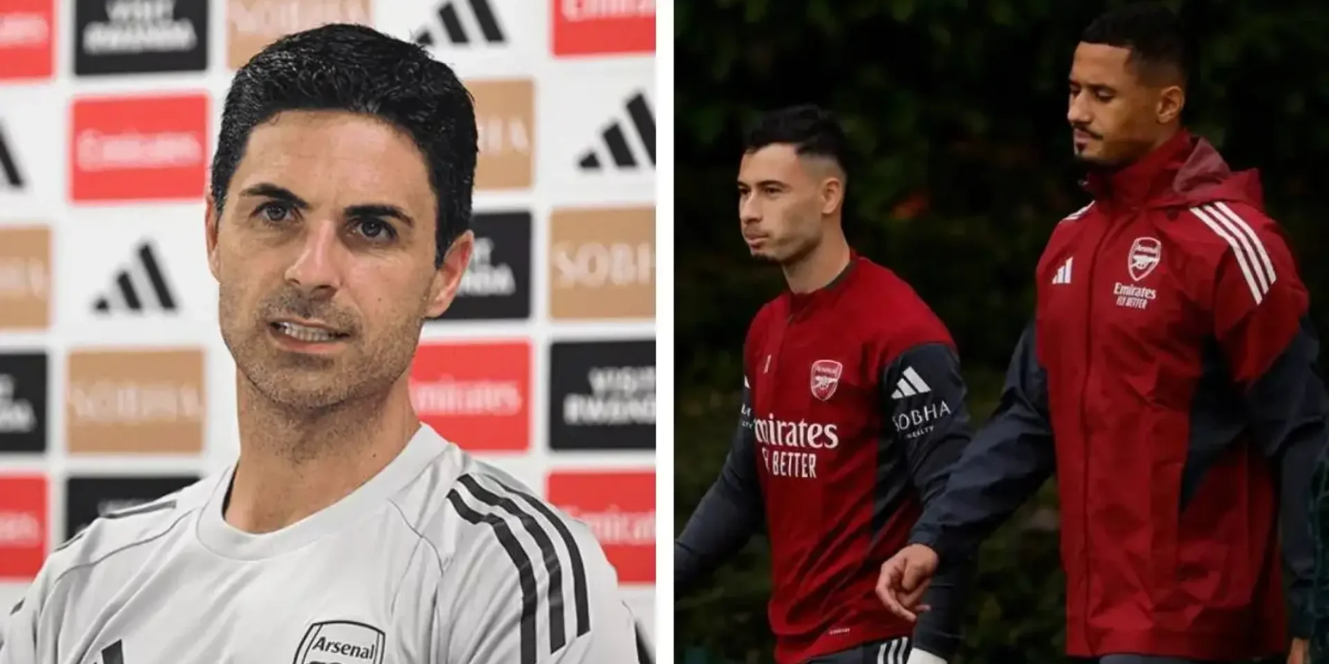 أرتيتا يكشف موقف مارتينيلي وساليبا من مواجهة بيرنلي