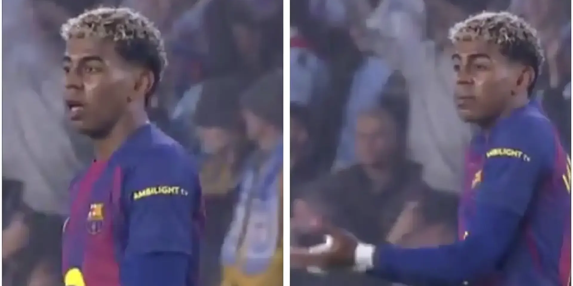 صورة: رد فعل لامين يامال على هدف تعادل سلتا فيجو