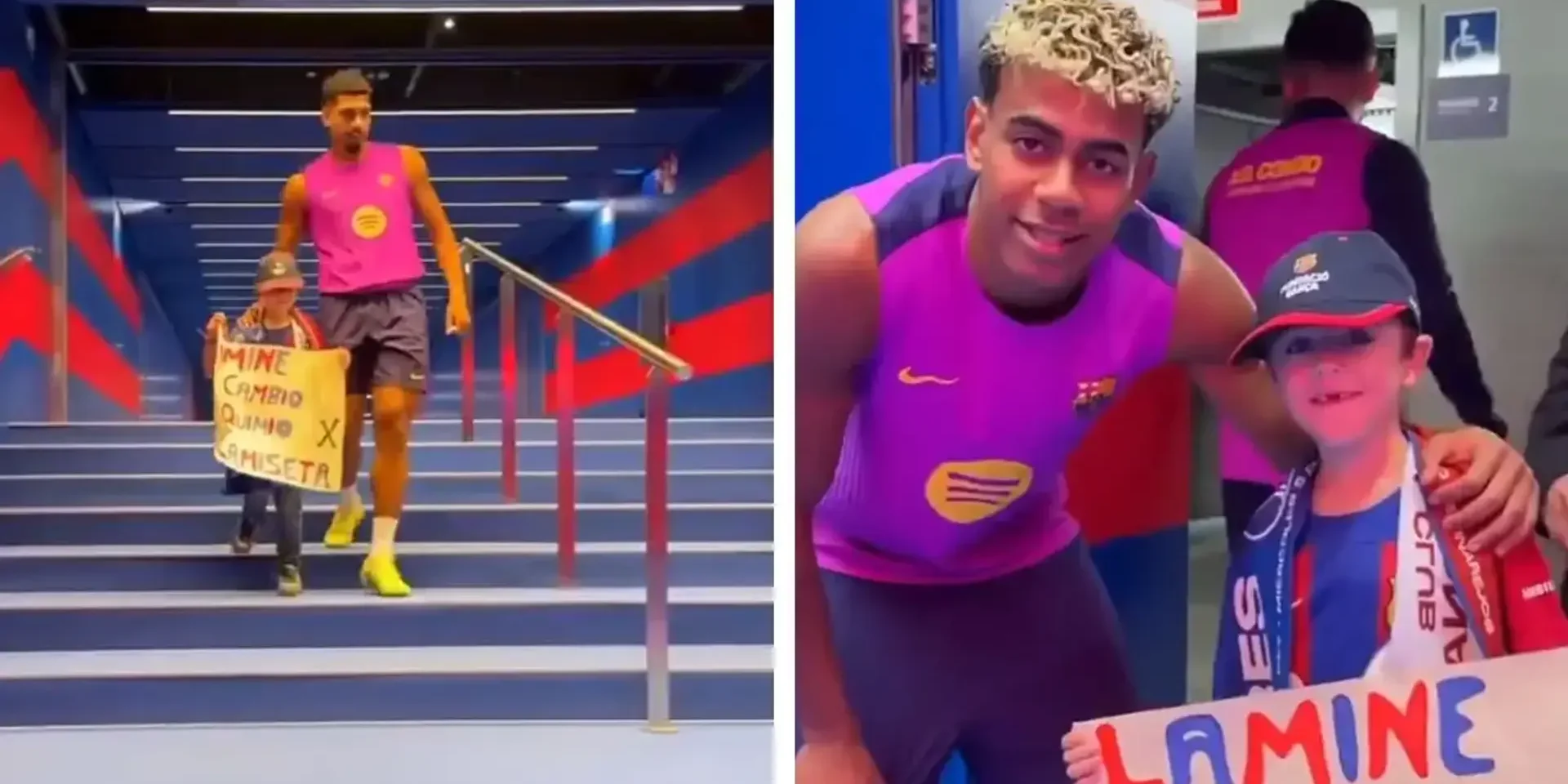 لفتة طيبة من أراوخو لعاشق لامين يامال