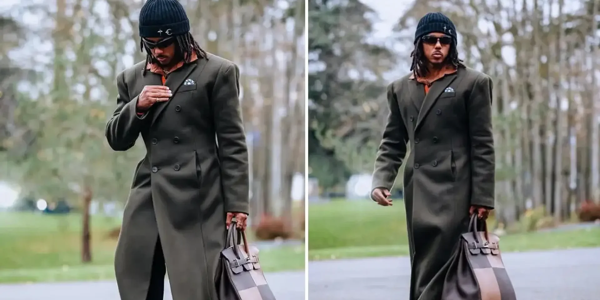 صورة: كوندي يخطف الأضواء بأزياءه الغريبة في معسكر فرنسا