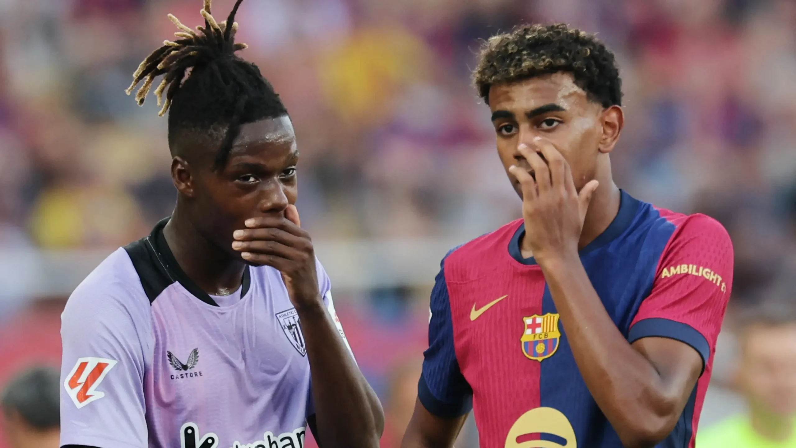 برشلونة مندهش .. معاملة مختلفة بين لامين يامال ونيكو ويليامز !