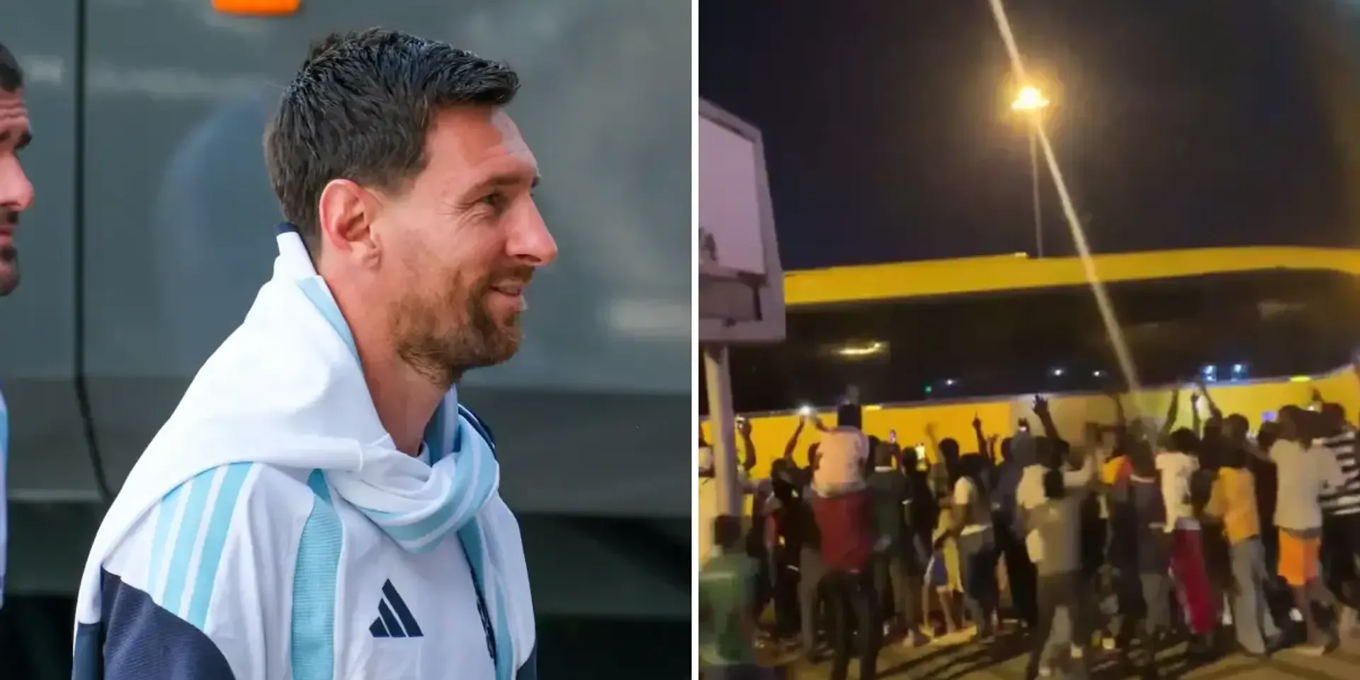 استقبال تاريخي لميسي في أنجولا