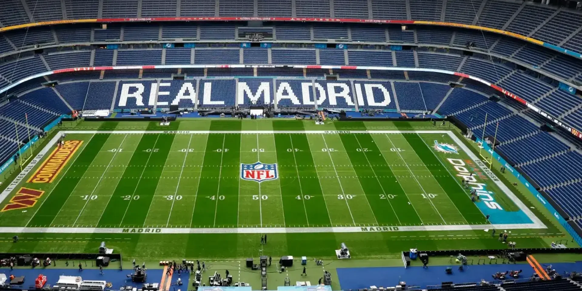 برشلونة يريد تقليد ريال مدريد بإستضافة مباراة كرة قدم أمريكية على كامب نو