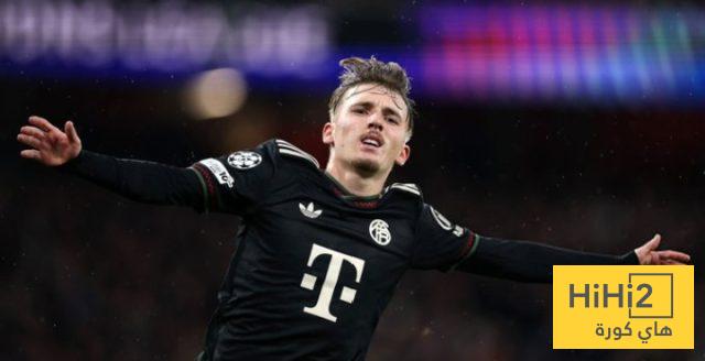 أرقام كارل لاعب بايرن ميونخ في ٤٥ دقيقة أمام أرسنال