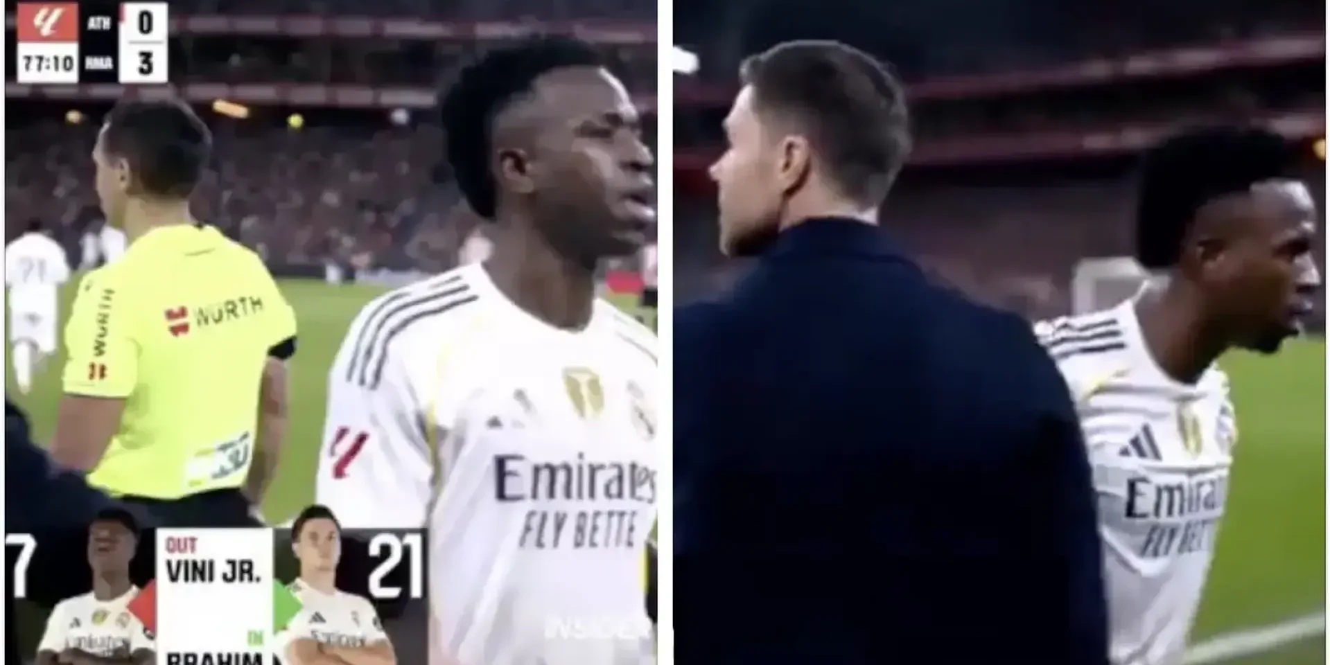 صور: ماذا فعل فينيسيوس بعد استبداله أمام بلباو؟