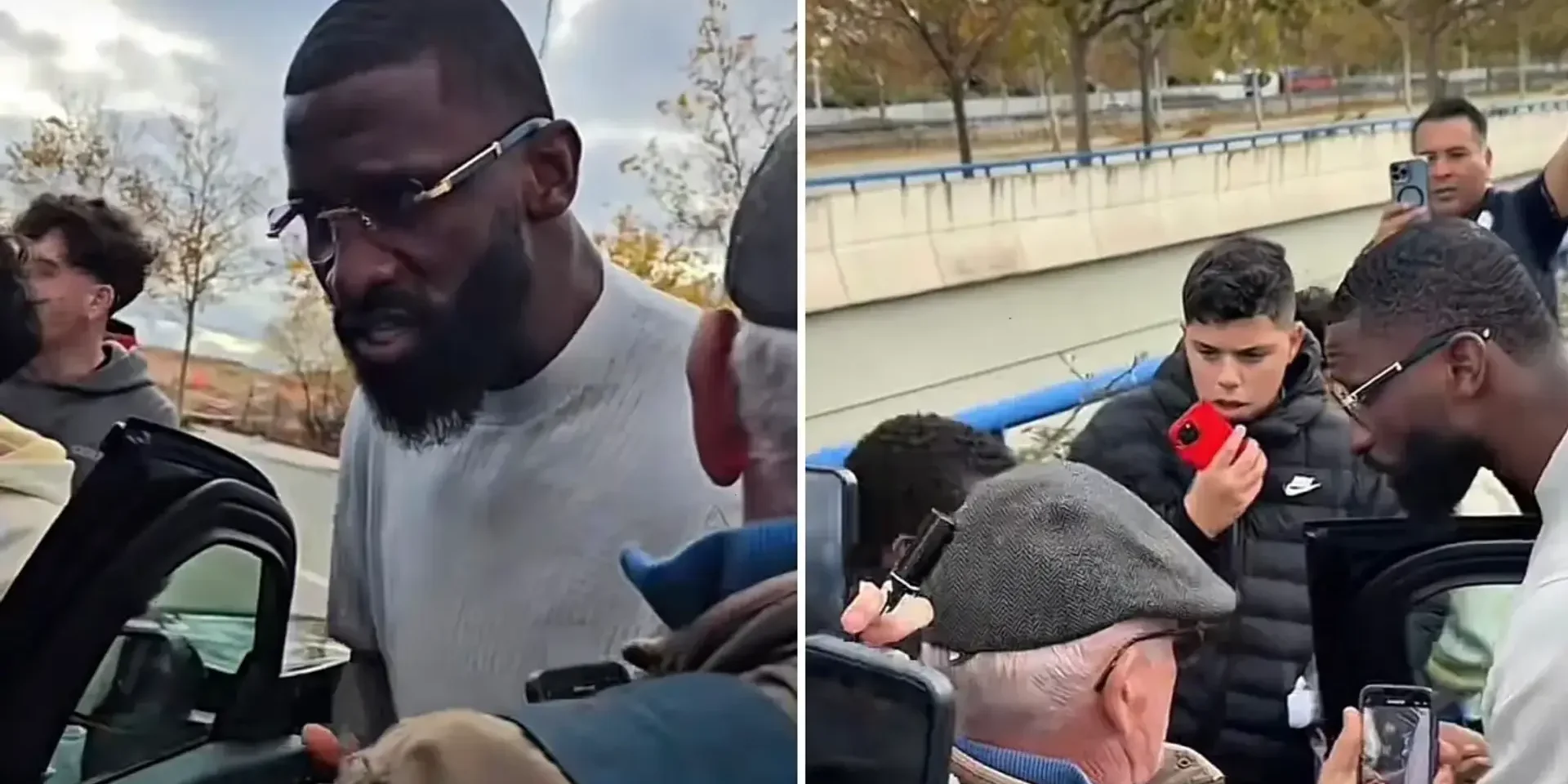 روديغر يفقد أعصابه بسبب مشجع!