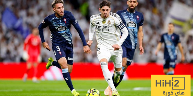 احصائيات مباراة ريال مدريد و سيلتا فيغو في الدوري الاسباني