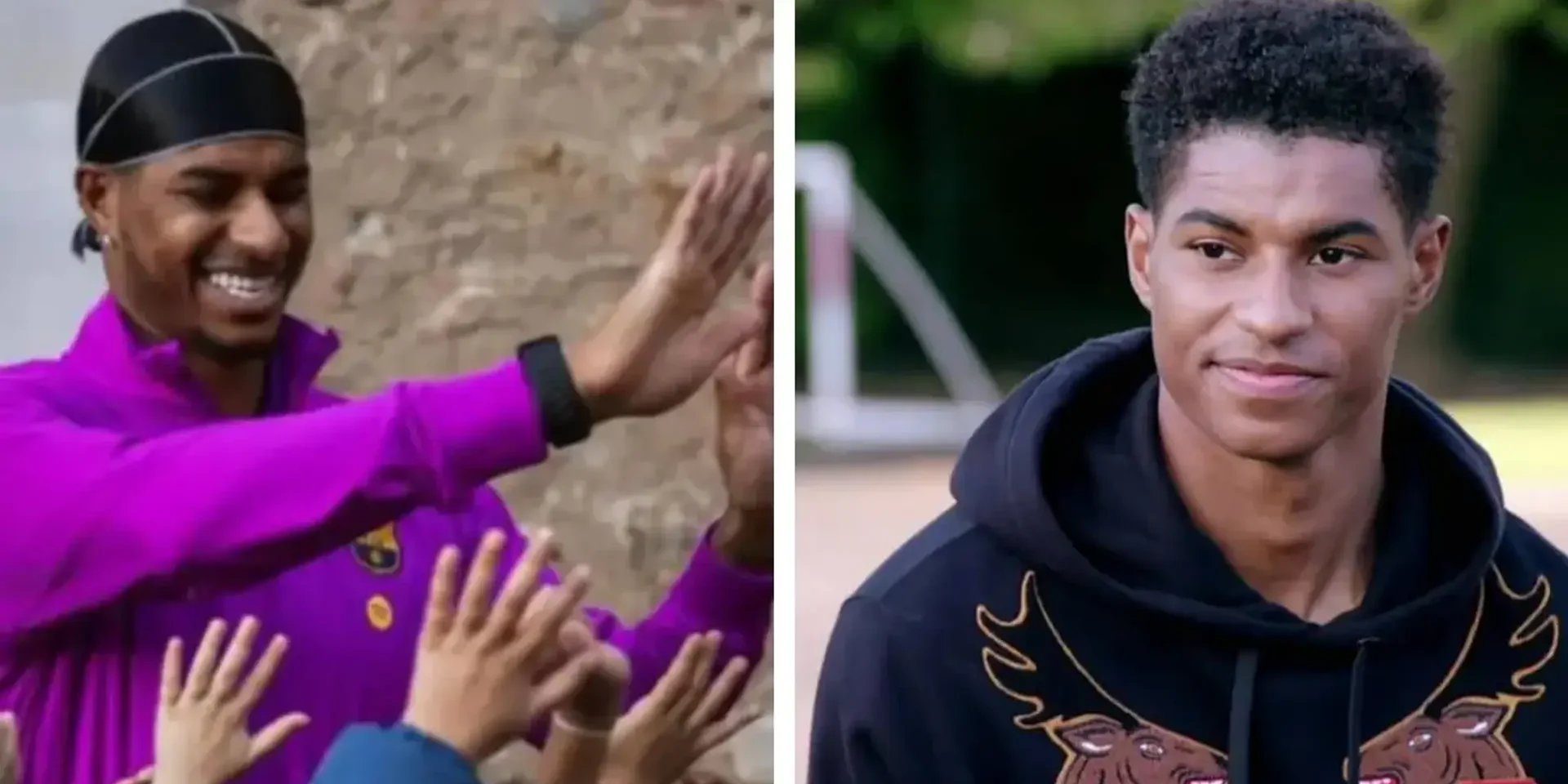 راشفورد يواصل أعماله الخيرية في برشلونة.. صور