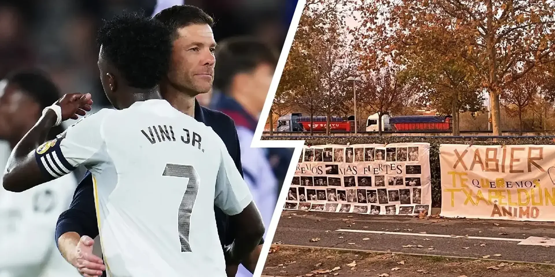 صورة: جماهير ريال مدريد تدعم اللاعبين بهذه الرسالة