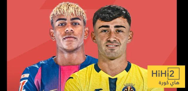 الأفضل من برشلونة في الشوط الأول أمام فياريال