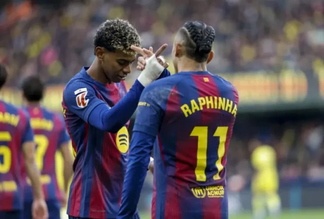 برشلونة يختتم 2025 بسجل تهديفي مميز 1