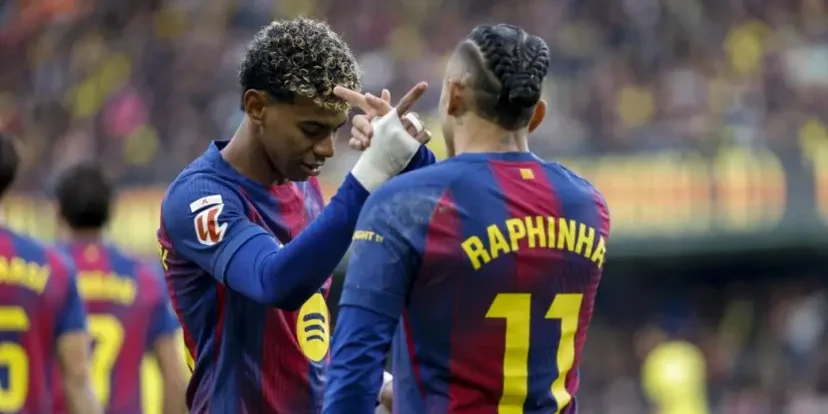 برشلونة يختتم 2025 بسجل تهديفي مميز