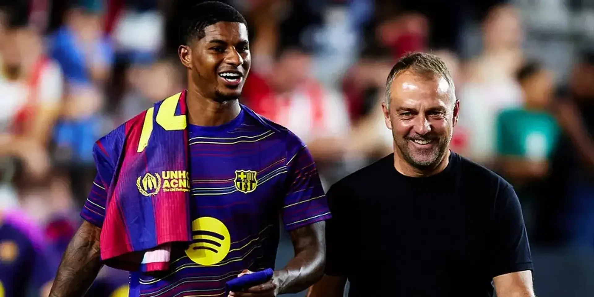 فليك يدعم بقاء راشفورد في برشلونة