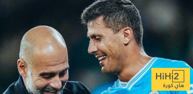 رودري يعود للمشاركة مع مانشستر سيتي