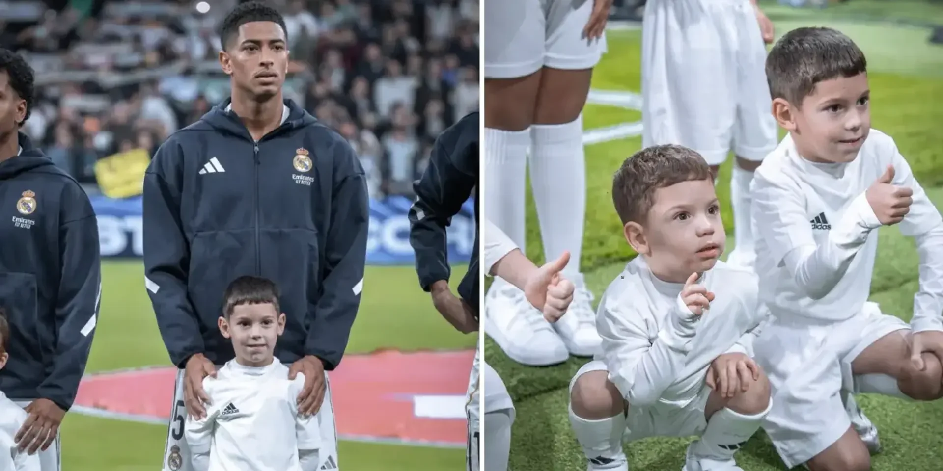 صور.. نجل فالفيردي وذكرى لا تنسى مع بيلينغهام