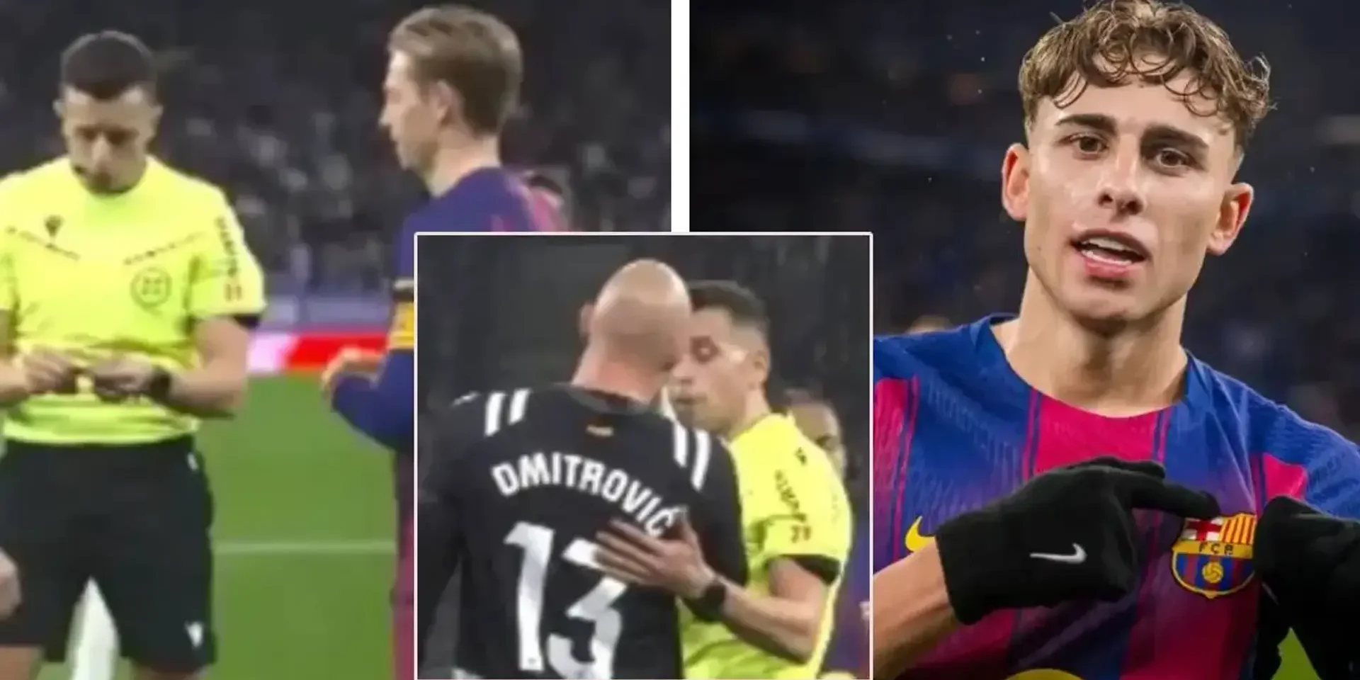 تسريب تسجيل صوتي من ميكروفون الحكم في مباراة برشلونة وإسبانيول