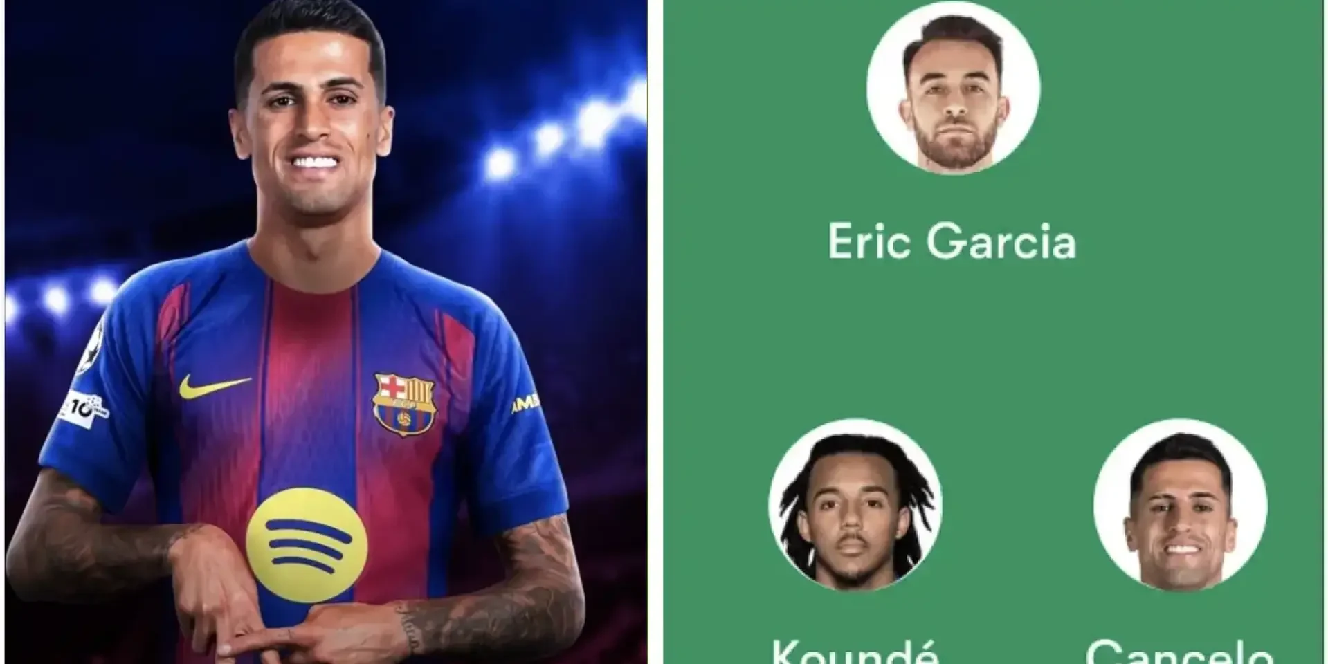 كيف يمكن أن يلعب برشلونة مع جواو كانسيلو؟